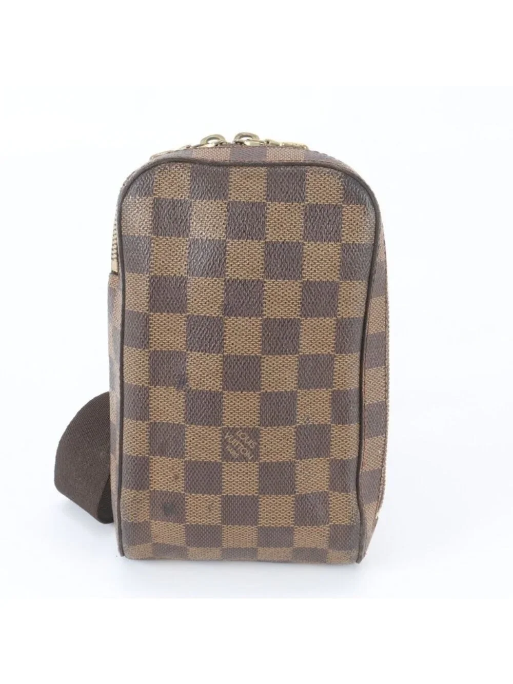 Louis Vuitton Damier Geronimos Leather 2-Way Belt Bag Crossbody Waist Pouch